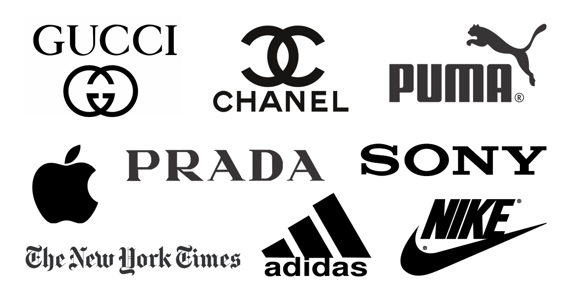 Logo e brand industria della moda